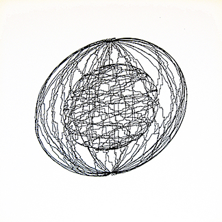 Kugel in der Kugel / Sphere in a Sphere, Georg Nees